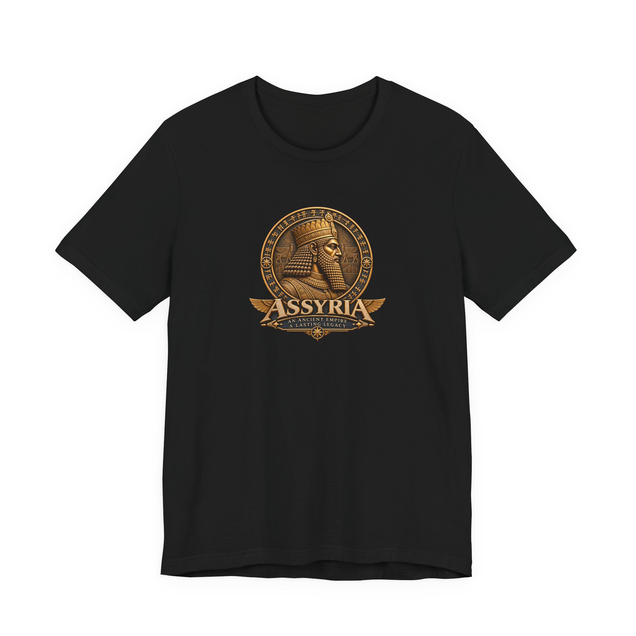 Assyria Heritage Basic T‑Shirt — Assyrian King