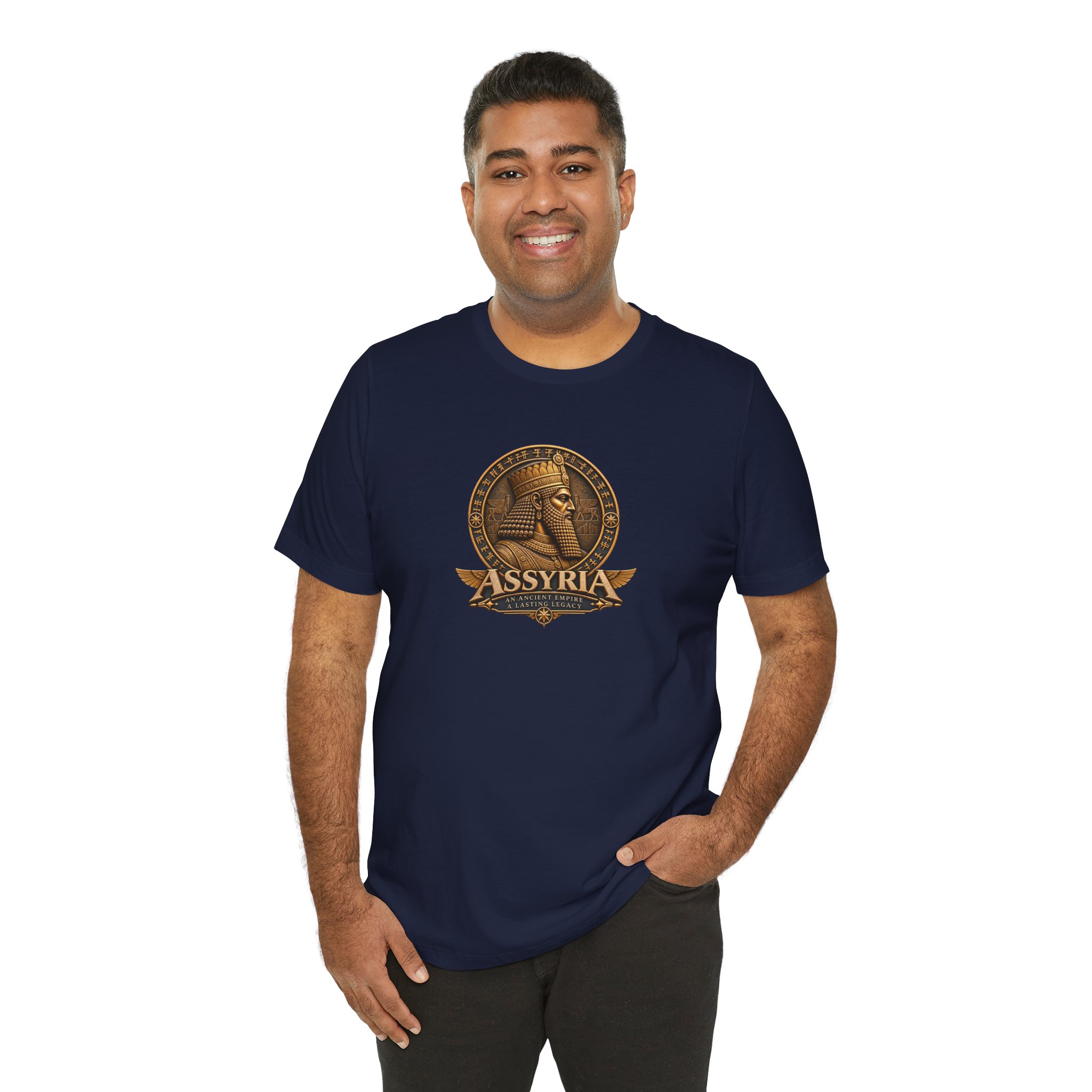 Assyria Heritage Basic T‑Shirt — Assyrian King - Image 10