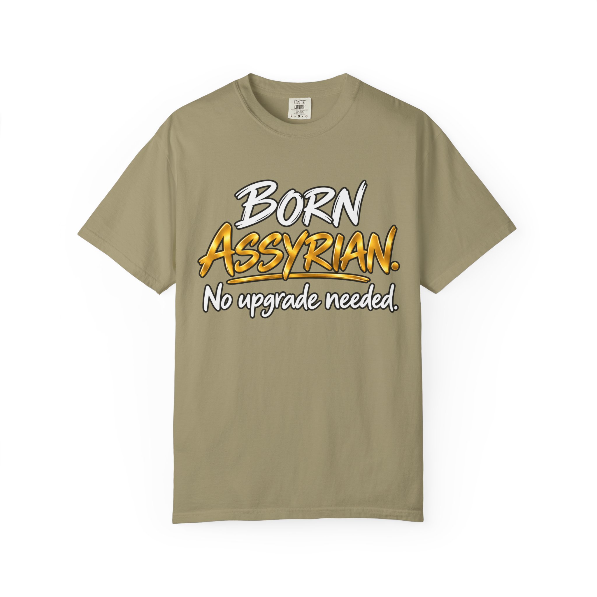 Born Assyrian. No Upgrade needed - Premium Quality T-shirt - Image 13