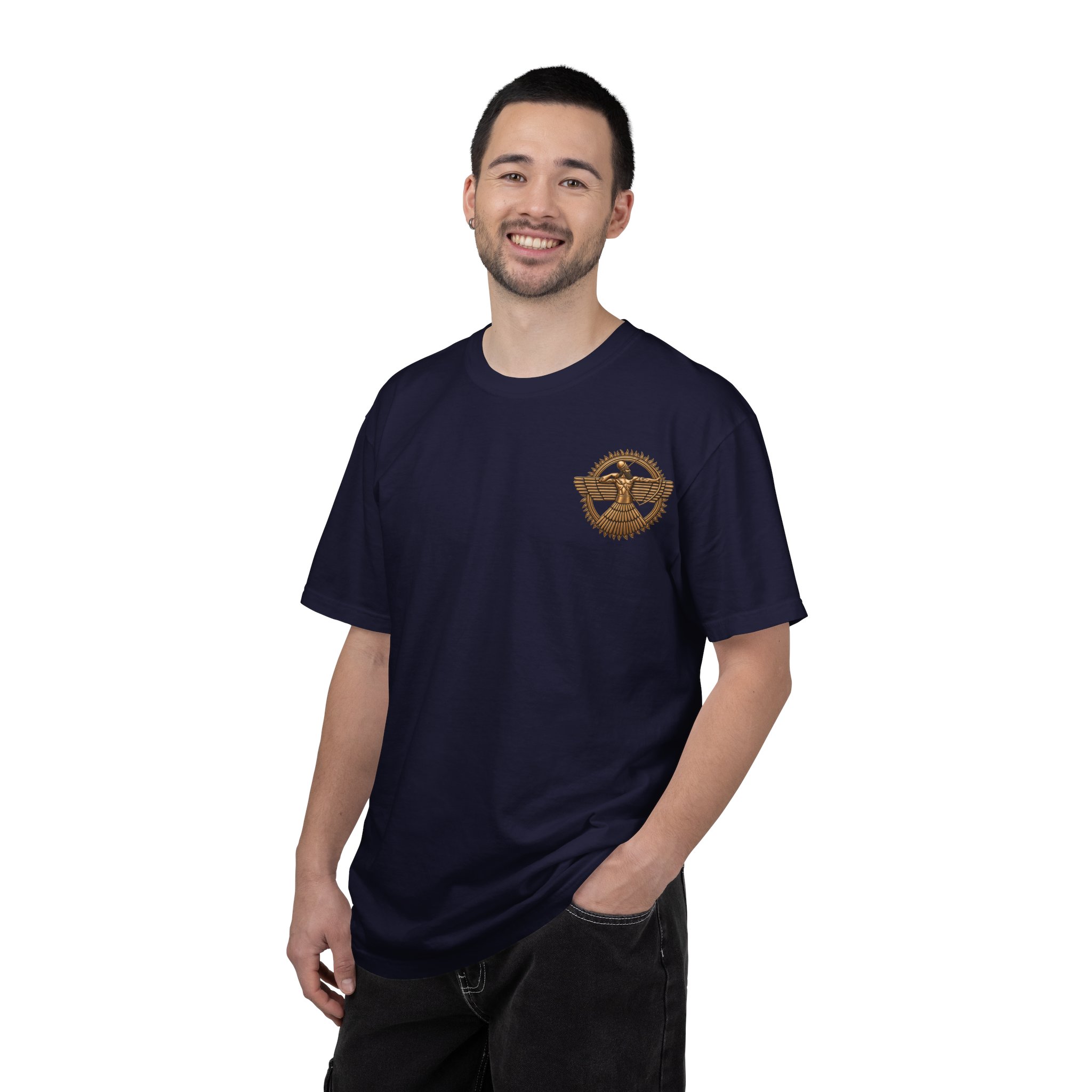 Ancient Mesopotamia Archer - Premium Quality T-Shirt - Image 18