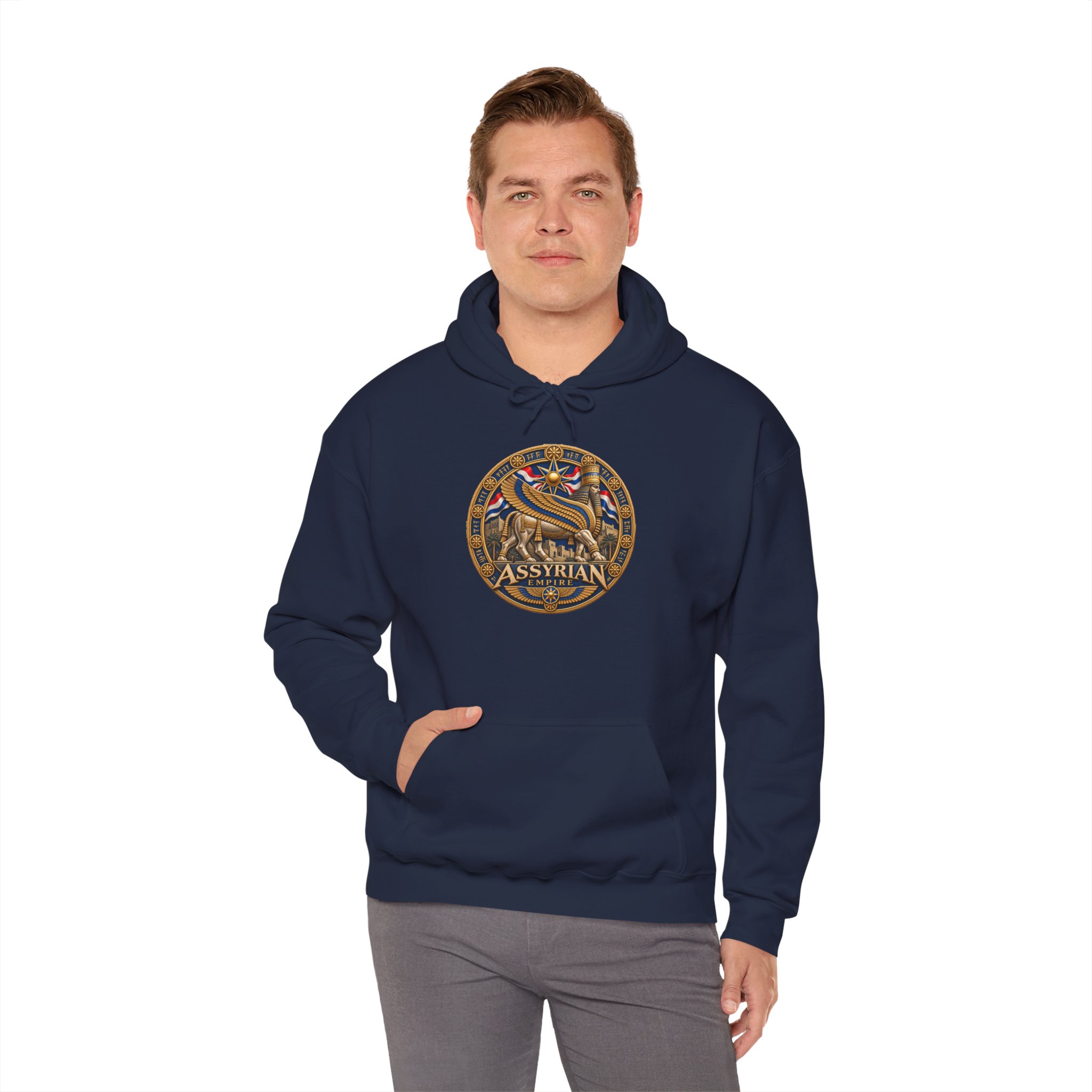 Hoodie Assyrian Medallion (no zipper) - Image 11