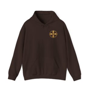 Hoodie Cross in Assyrian Medallion (no zipper)